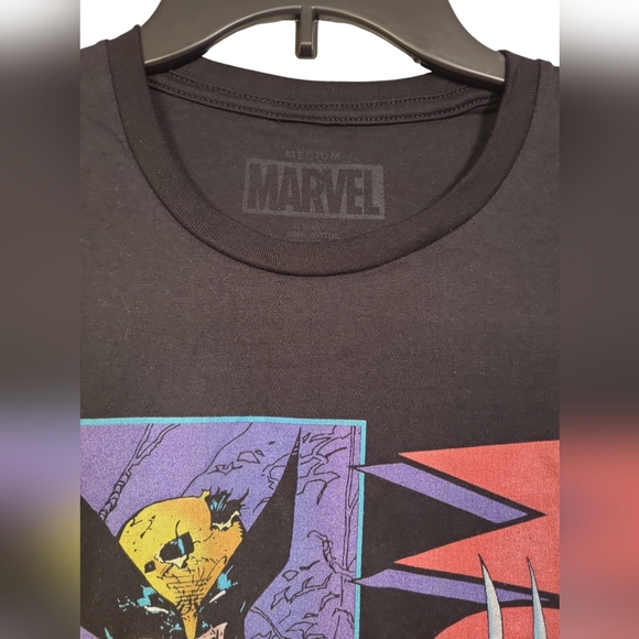 Marvel Wolverine Shredded Comics X-Men Fitted Adult Unisex T-Shirt Black Medium - Picture 4 of 6